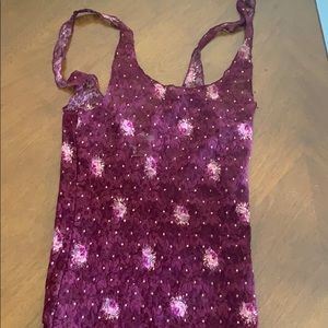 Free People Top-great for layering or sleep! Sheer